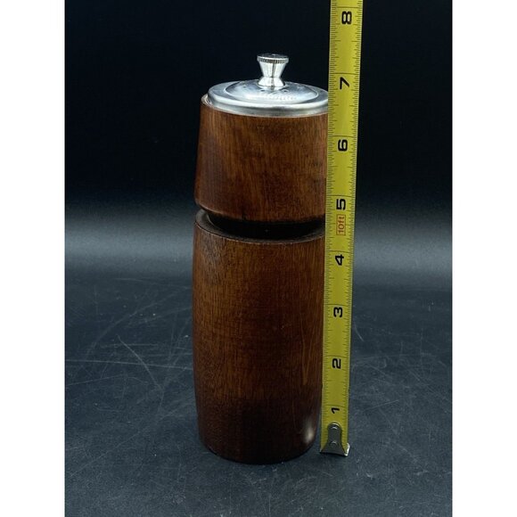 Baribocraft Canada Wood Pepper Mill Grinder Baribo 7 1/4” Vintage MCM - Picture 8 of 8